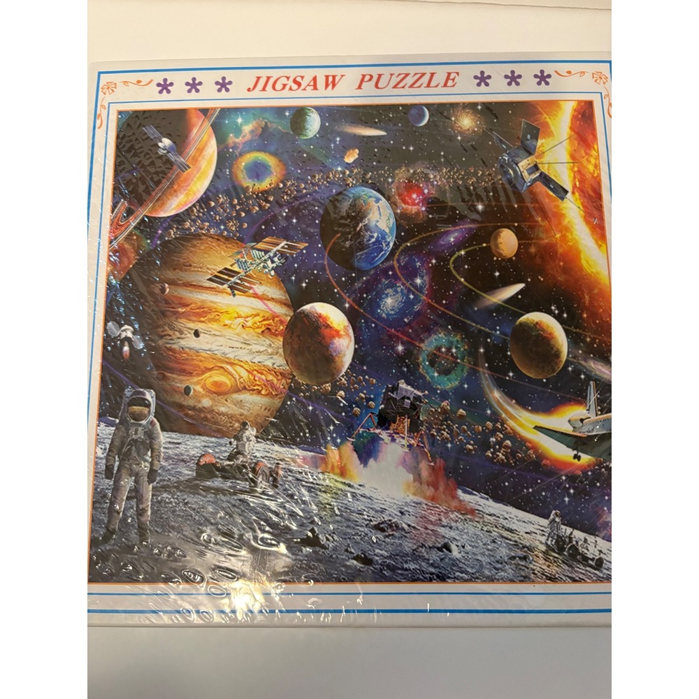 Howard Robinson Selfies Prime 3D Jigsaw‎ Puzzle Outer Space Astronauts 24x18 NEW